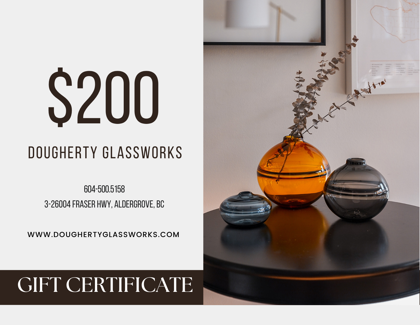 Dougherty Glassworks Digital Gift Card