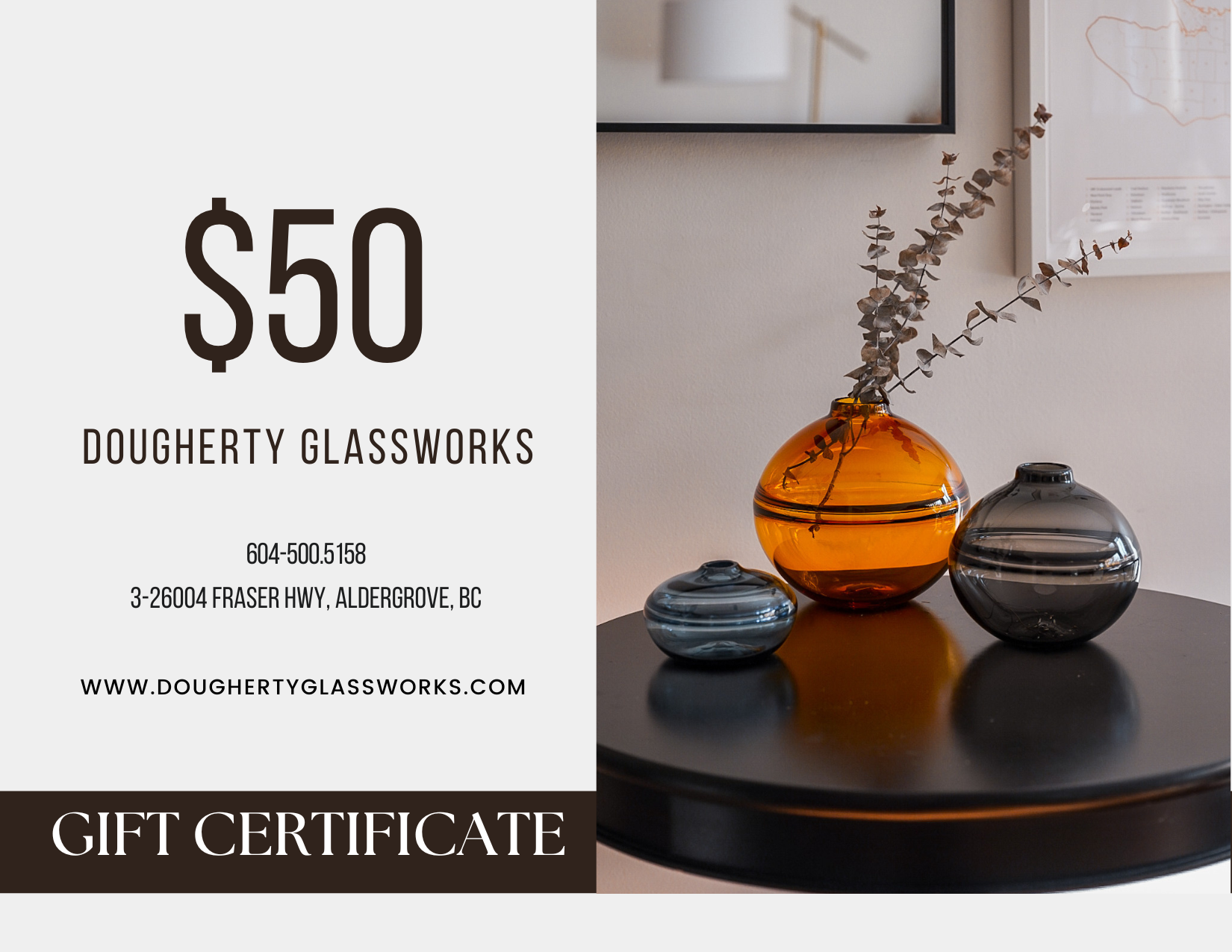 Dougherty Glassworks Digital Gift Card